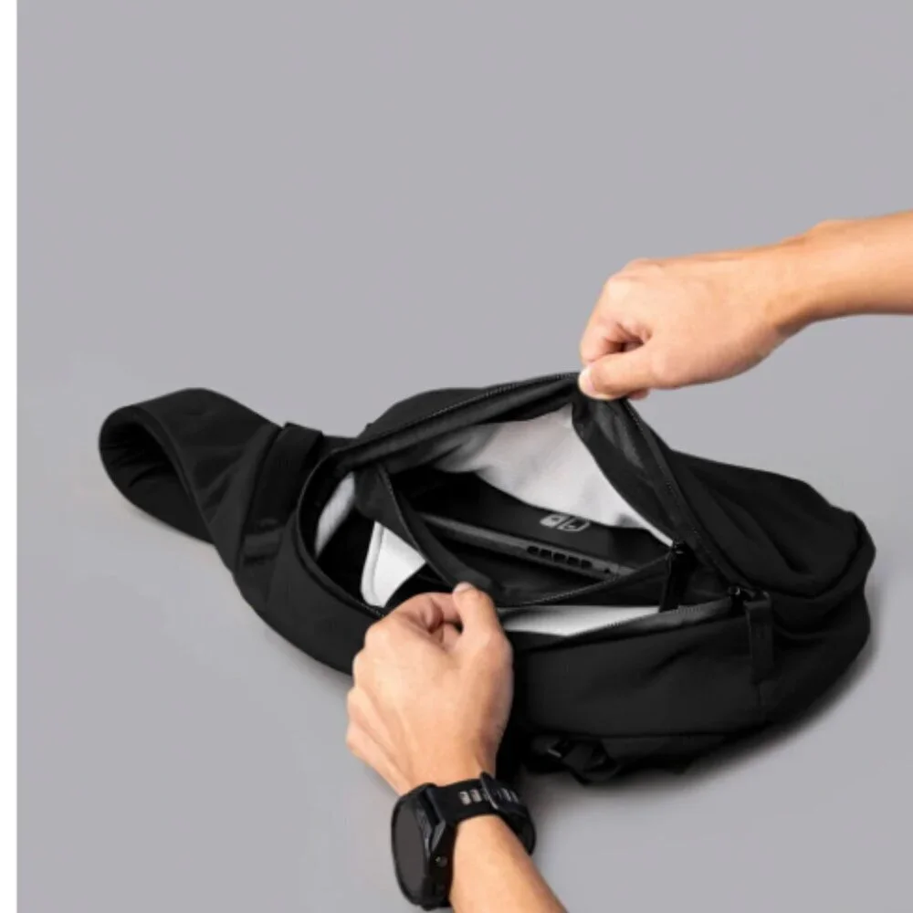🟦 ALPAKA Metro Crossbody (LEFT Shoulder) – Axoflux | NWT